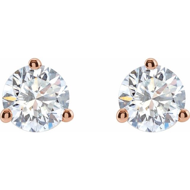 Lab-Grown Diamond | Round | 5mm :: 1 Ctw | Lab-Grown Diamond | Round | 5.5mm :: 1 1/5 Ctw