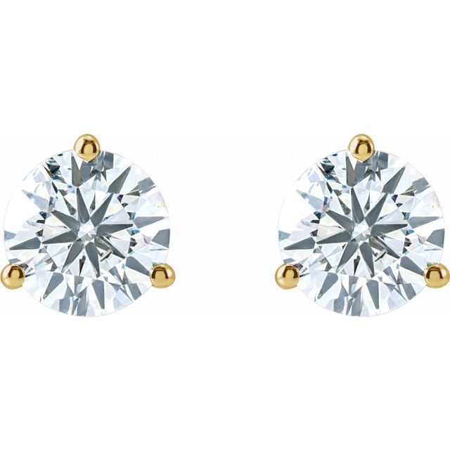 Lab-Grown Diamond | Round | 5.75mm :: 1 5/8 Ctw | Lab-Grown Diamond | Round | 6.3mm :: 2 Ctw | Lab-Grown Diamond | Round | 7mm :: 2 1/2 Ctw | Lab-Grown Diamond | Round | 7.5mm :: 3 Ctw