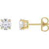 Lab-Grown Diamond | Round | 5.5mm :: 1 1/4 Ctw | Lab-Grown Diamond | Round | 7.25mm :: 3 Ctw
