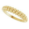 57741 / Ring / 14K Yellow / Polished / Puffed Metal Ring