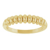 57741 / Ring / 14K Yellow / Polished / Puffed Metal Ring