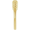 57741 / Ring / 14K Yellow / Polished / Puffed Metal Ring