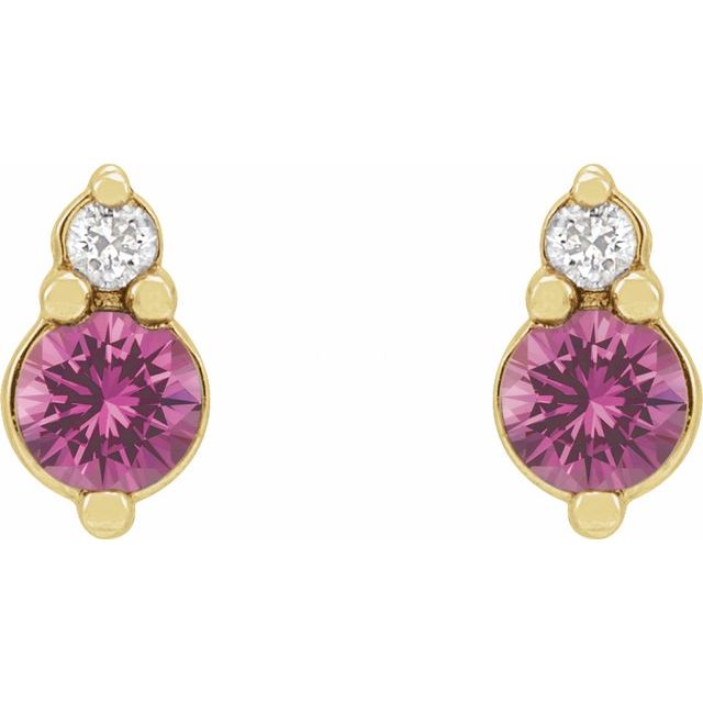 Natural Pink Sapphire | Round | 3mm
