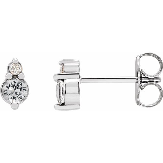 Natural White Sapphire | Round | 3mm