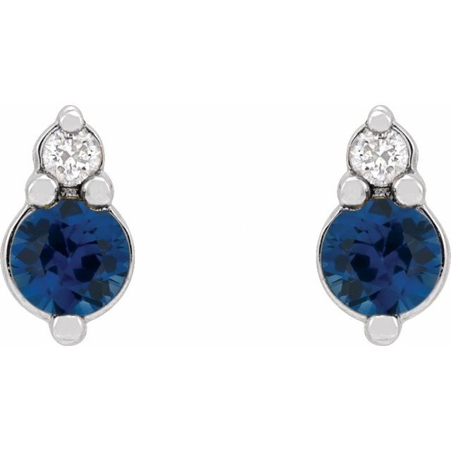 Natural Blue Sapphire | Round | 3mm