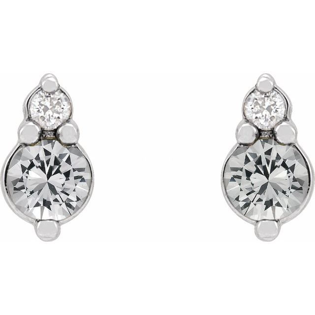 Natural White Sapphire | Round | 3mm