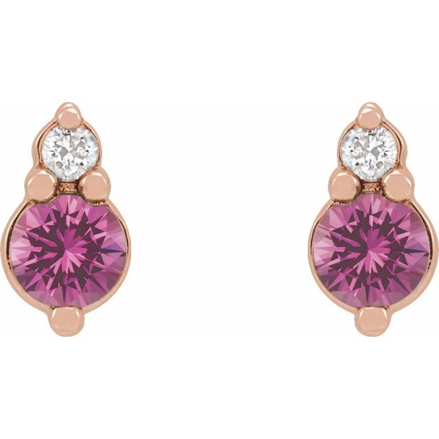 Natural Pink Sapphire | Round | 3mm