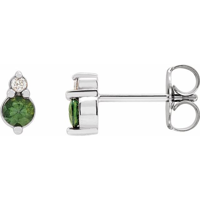 Natural Green Sapphire | Round | 3mm