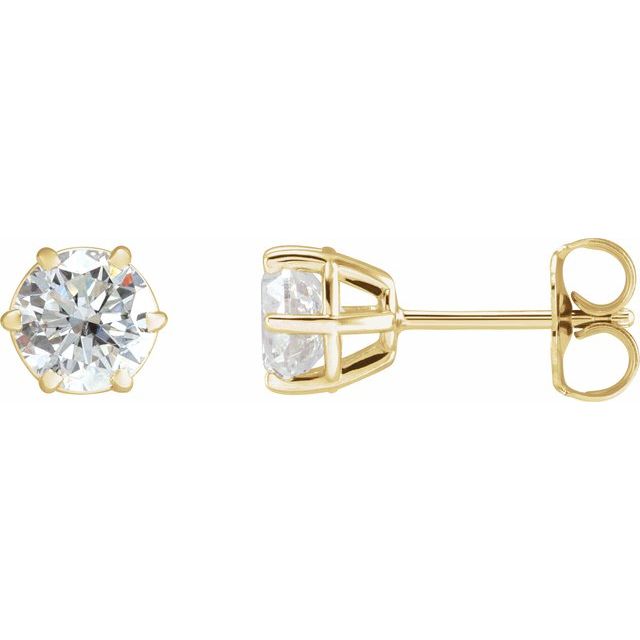 Natural Diamond | Round | 5.75mm :: 1 1/2 Ctw | Lab-Grown Diamond | Round | 5.75mm :: 1 1/2 Ctw