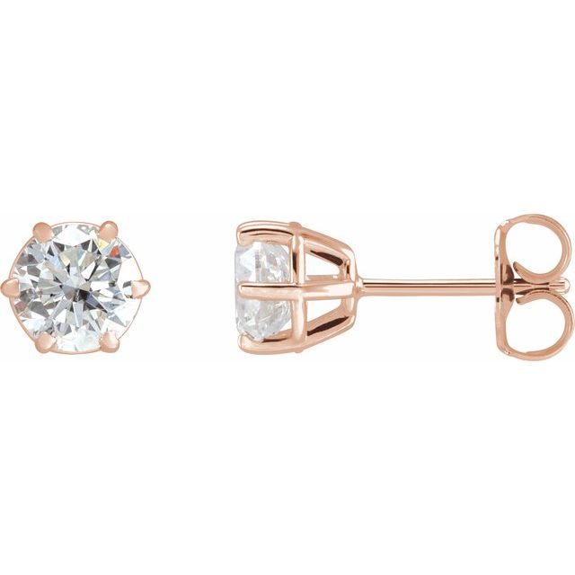Natural Diamond | Round | 5.75mm :: 1 1/2 Ctw | Lab-Grown Diamond | Round | 5.75mm :: 1 1/2 Ctw
