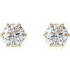 Natural Diamond | Round | 6.3mm :: 1 9/10 Ctw | Lab-Grown Diamond | Round | 6.3mm :: 2 Ctw