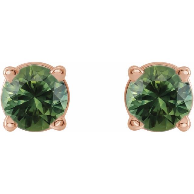 Natural Green Sapphire | Round | 3mm