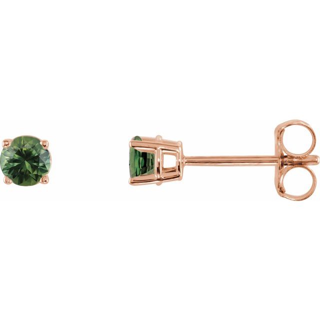 Natural Green Sapphire | Round | 3mm