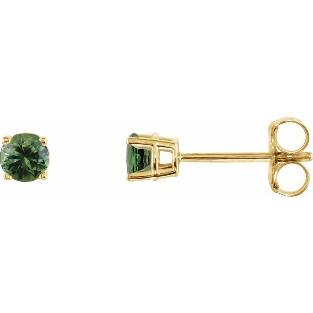 Natural Green Sapphire | Round | 3mm