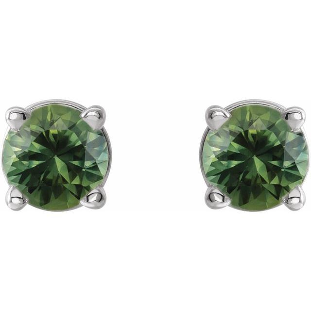Natural Green Sapphire | Round | 3mm