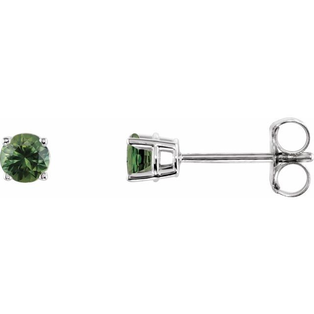 Natural Green Sapphire | Round | 3mm