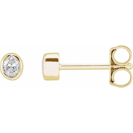 Natural Diamond | Oval | 3 x 2.3mm | Lab-Grown Diamond | Oval | 3 x 2.3mm