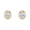 Natural Diamond | Oval | 3 x 2.3mm | Lab-Grown Diamond | Oval | 3 x 2.3mm