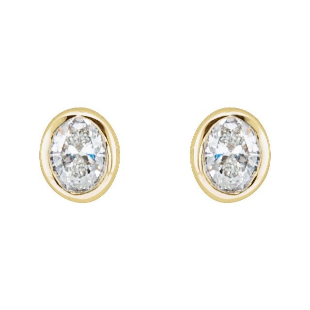 Natural Diamond | Oval | 3 x 2.3mm | Lab-Grown Diamond | Oval | 3 x 2.3mm