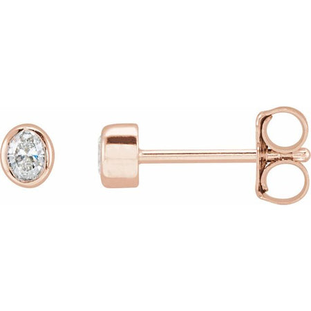 Natural Diamond | Oval | 3 x 2.3mm | Lab-Grown Diamond | Oval | 3 x 2.3mm