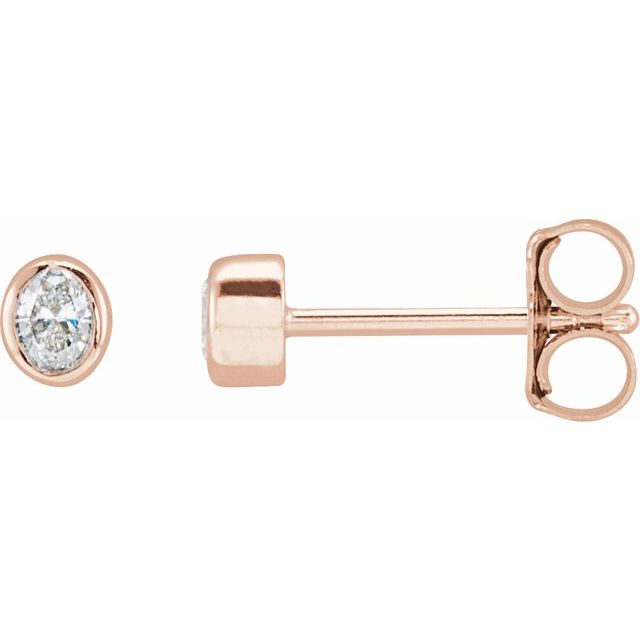 Natural Diamond | Oval | 3 x 2.3mm | Lab-Grown Diamond | Oval | 3 x 2.3mm