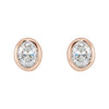 Natural Diamond | Oval | 3 x 2.3mm | Lab-Grown Diamond | Oval | 3 x 2.3mm