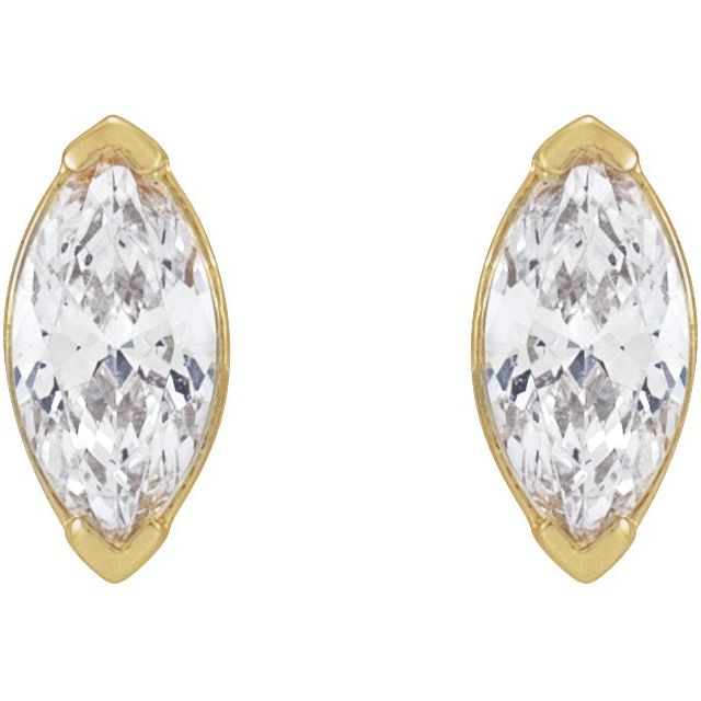 Lab-Grown Diamond | Marquise | 5 x 3mm :: 1/3 Ctw | Lab-Grown Diamond | Marquise | 6 x 4mm :: 1/2 Ctw