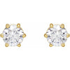 Natural Diamond | Round | 4.5mm :: 3/4 Ctw | Lab-Grown Diamond | Round | 4.5mm :: 5/8 Ctw
