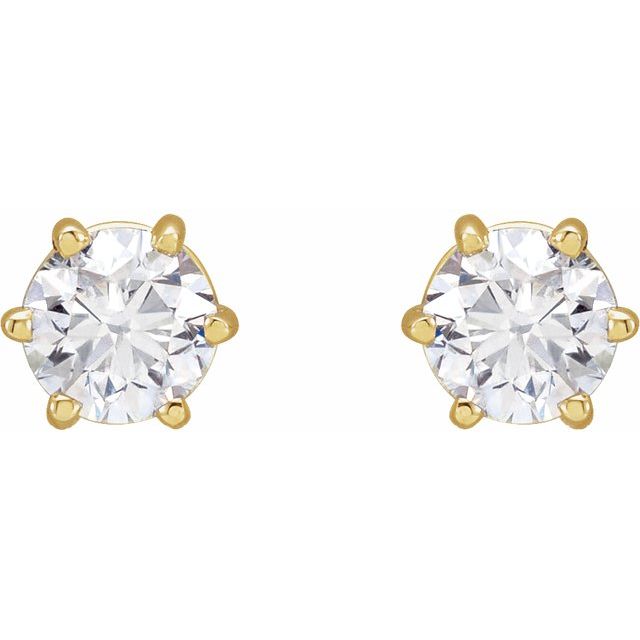 Natural Diamond | Round | 4.5mm :: 3/4 Ctw | Lab-Grown Diamond | Round | 4.5mm :: 5/8 Ctw