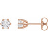 Natural Diamond | Round | 4.5mm :: 3/4 Ctw | Lab-Grown Diamond | Round | 4.5mm :: 5/8 Ctw