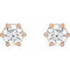 Natural Diamond | Round | 4mm :: 1/2 Ctw | Lab-Grown Diamond | Round | 4mm :: 1/2 Ctw