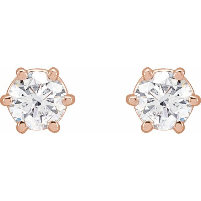 Natural Diamond | Round | 4mm :: 1/2 Ctw | Lab-Grown Diamond | Round | 4mm :: 1/2 Ctw