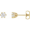 Natural Diamond | Round | 4mm :: 1/2 Ctw | Lab-Grown Diamond | Round | 4mm :: 1/2 Ctw