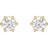 Natural Diamond | Round | 4mm :: 1/2 Ctw | Lab-Grown Diamond | Round | 4mm :: 1/2 Ctw