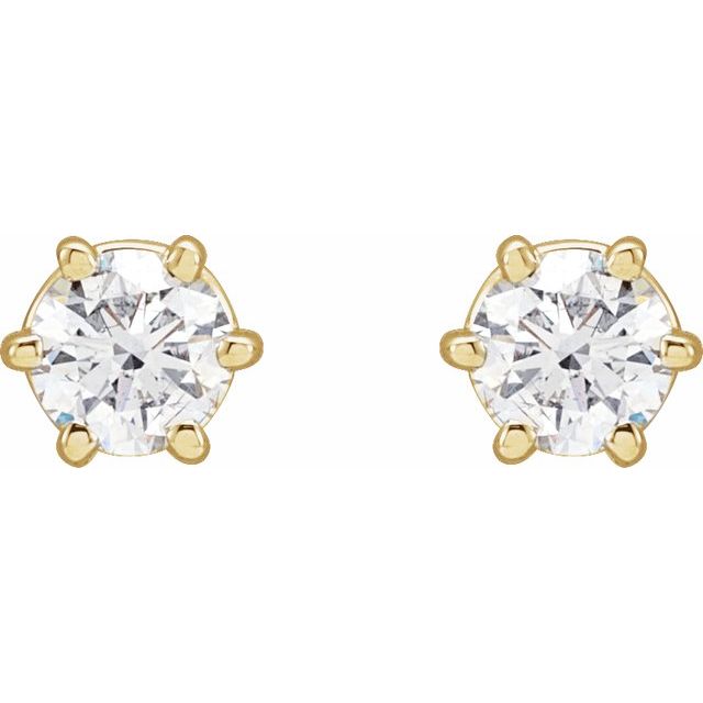 Natural Diamond | Round | 4mm :: 1/2 Ctw | Lab-Grown Diamond | Round | 4mm :: 1/2 Ctw