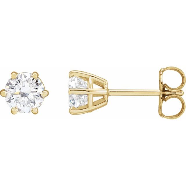 Natural Diamond | Round | 5mm :: 1 Ctw | Lab-Grown Diamond | Round | 5mm :: 1 Ctw