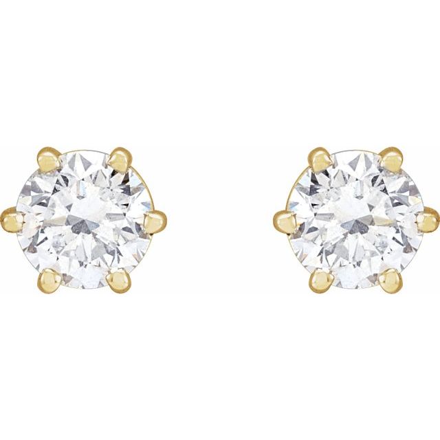 Natural Diamond | Round | 5mm :: 1 Ctw | Lab-Grown Diamond | Round | 5mm :: 1 Ctw