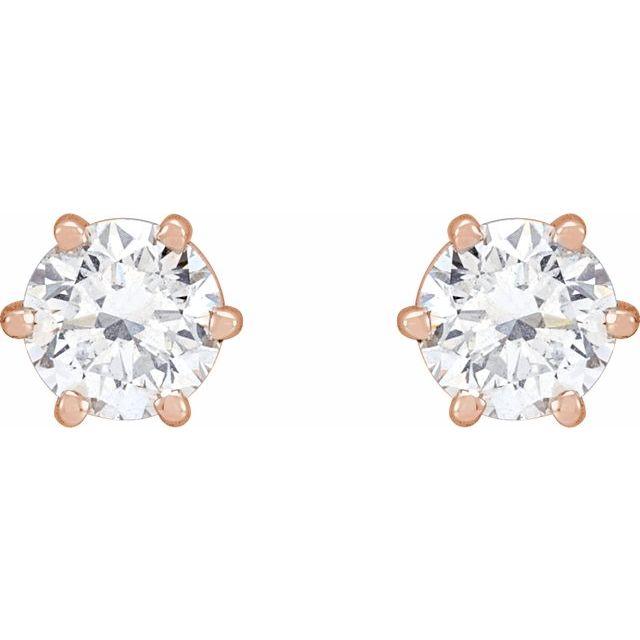 Natural Diamond | Round | 5mm :: 1 Ctw | Lab-Grown Diamond | Round | 5mm :: 1 Ctw