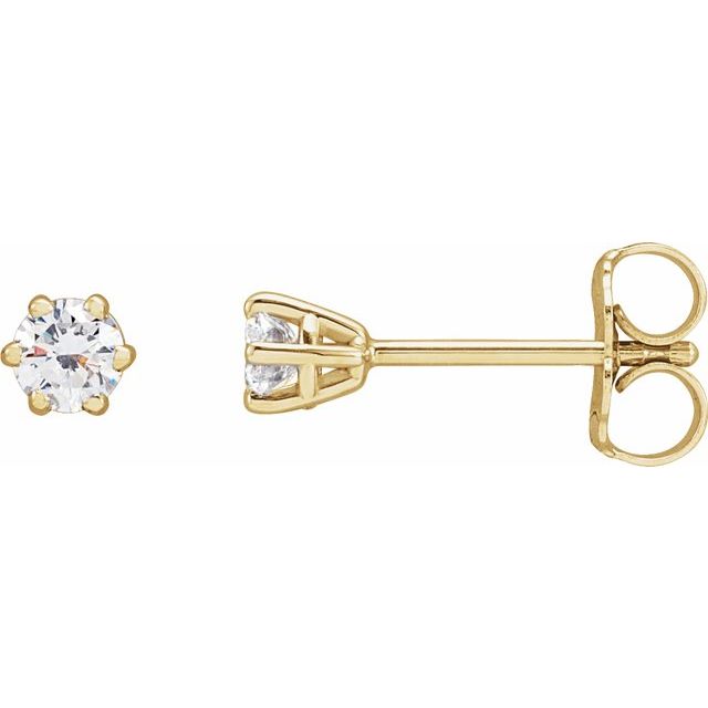Natural Diamond | Round | 3.2mm :: 1/4 Ctw | Lab-Grown Diamond | Round | 3.2mm :: 1/4 Ctw