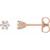 Natural Diamond | Round | 3.2mm :: 1/4 Ctw | Lab-Grown Diamond | Round | 3.2mm :: 1/4 Ctw