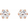 Natural Diamond | Round | 3.2mm :: 1/4 Ctw | Lab-Grown Diamond | Round | 3.2mm :: 1/4 Ctw | Lab-Grown Diamond | Round | 6.3mm :: 2 Ctw