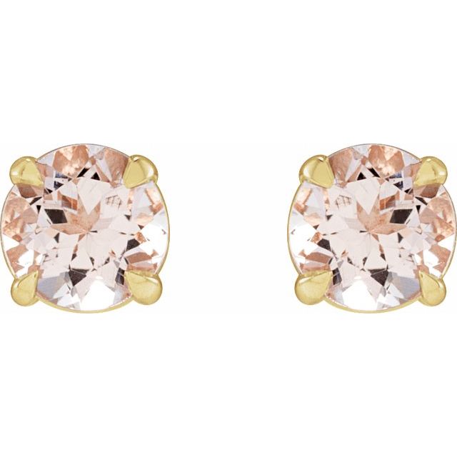 Natural Pink Morganite | Round | 5mm
