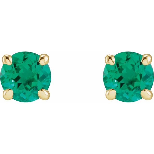 Lab-Grown Emerald | Round | 5mm
