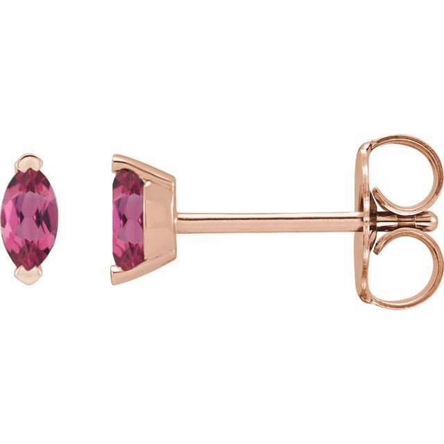 Natural Pink Tourmaline | Marquise | 4 x 2mm