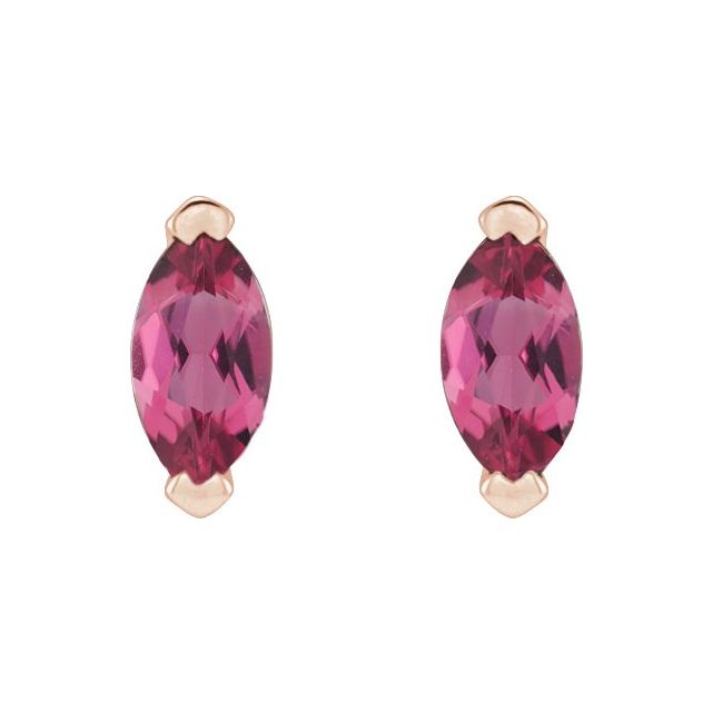 Natural Pink Tourmaline | Marquise | 4 x 2mm