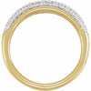 688878 / Ring / Set / 14K Yellow / Lab-Grown Diamond / Round / 1.4 Mm / Lab-Grown Diamond / Polished / 1/2 Ctw Lab-Grown Diamond Ring