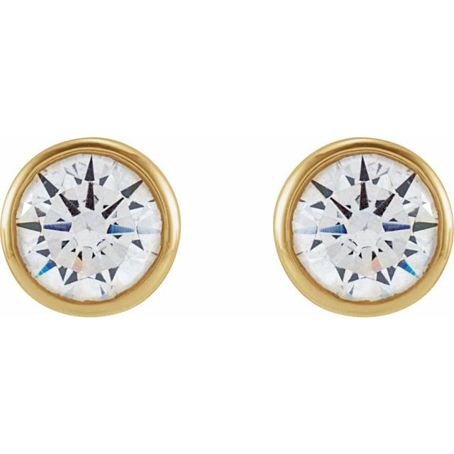 Lab-Grown Diamond | Round | 3.5mm :: 1/3 Ctw | Lab-Grown Diamond | Round | 4mm :: 1/2 Ctw