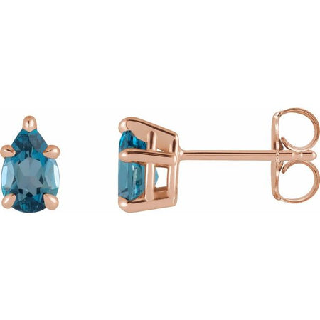 Natural London Blue Topaz | Pear | 6 x 4mm | Natural London Blue Topaz | Pear | 5 x 3mm