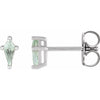 Lab-Grown Green Sapphire | Kite | 5 x 2.25mm