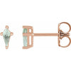 Lab-Grown Green Sapphire | Kite | 5 x 2.25mm